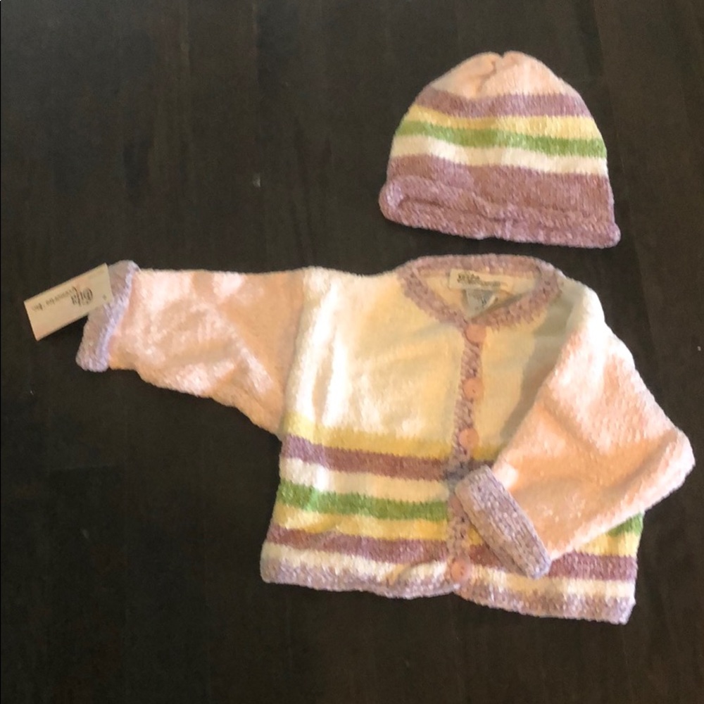 Baby hat and sweater